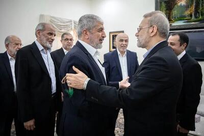  دیدار لاریجانی با رهبران حماس در قطر