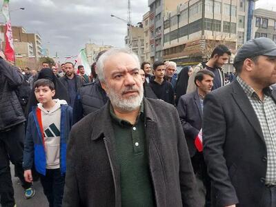  حضور سردار فدوی در راهپیمایی ۲۲ بهمن