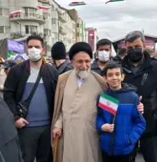  حضور وزیر اطلاعات در راهپیمایی ۲۲ بهمن