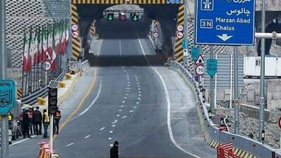  چالوس و آزادراه تهران–شمال یک طرفه شد