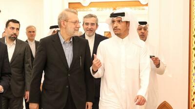  بیانیه وزارت خارجه قطر درباره جزئیات دیدار لاریجانی و محمد بن عبدالرحمن آل ثانی
