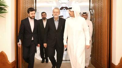  جزئیات دیدار لاریجانی و محمد بن عبدالرحمن آل ثانی