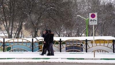  بارش برف و باران در برخی استانها/ ورود سامانه بارشی به غرب کشور از شنبه