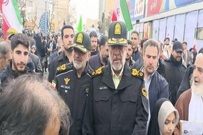  رئیس پلیس پایتخت: راهپیمایی ۲۲ بهمن در نظم و امنیت کامل برگزار شد
