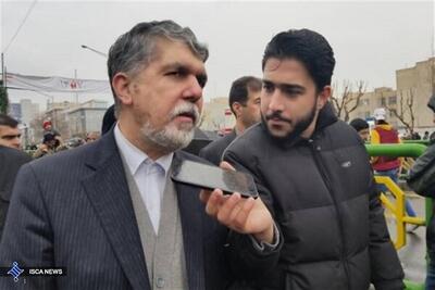  وزیر فرهنگ و ارشاد اسلامی در جریان راهپیمایی امروز: مسئولان صدای مردم را بشنوند