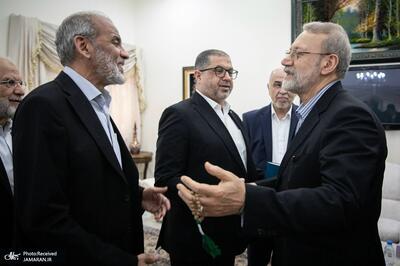  دیدار و گفتگو علی لاریجانی با جمعی از رهبران حماس در قطر + عکس ها