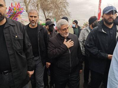  ببینید | حضور سردار قاآنی در جشن چهل و هفتمین سالروز پیروزی شکوهمند انقلاب اسلامی