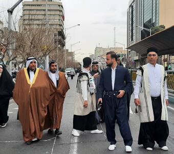  راهپیمایی ۲۲ بهمن با لباس محلی؛ از اقوام بختیاری تا عرب های خوزستان + تصویر