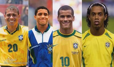  ویدیو| گذر زمان با ستاره‌های محبوب برزیلی؛ از رونالدو تا روماریو و رونالدینیو