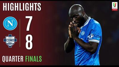  ویدیو| خلاصه بازی ناپولی ۱ (۶) - کومو ۱ (۷)/ پنالتی باورنکردنی دروازه‌بان!