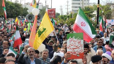  تصاویر هوایی راهپیمایی ۲۲ بهمن ۱۴۰۴ در کرمانشاه