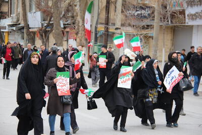  راهپیمایی باشکوه مردم اهواز در ۲۲ بهمن