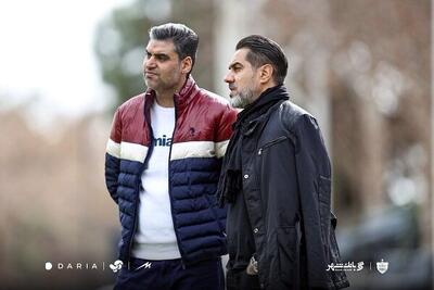  برگزاری تمرین تیم فوتبال پرسپولیس با حضور مدیرعامل