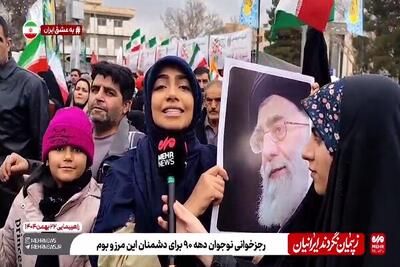  رجزخوانی نوجوان دهه نودی در قزوین برای دشمنان انقلاب
