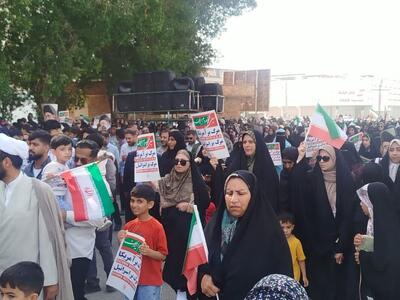  راهپیمایی حماسی مردم جاسک در راهپیمایی ۲۲ بهمن