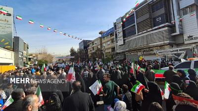  آغاز مراسم راهپیمایی ۲۲ بهمن در شیراز