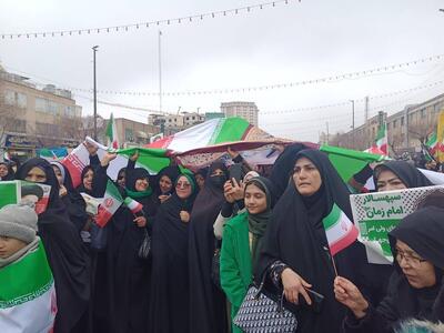  آغاز راهپیمایی ۲۲ بهمن در مشهدالرضا(ع)