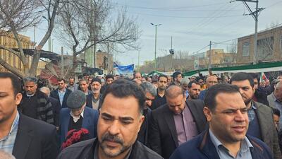  راهپیمایی ۲۲ بهمن در اردستان