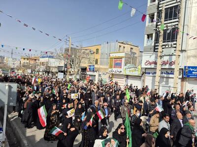  راهپیمایی کیلومتری در شهر یاسوج