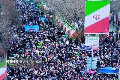  تجدید پیمان مردم تبریز با آرمان های انقلاب