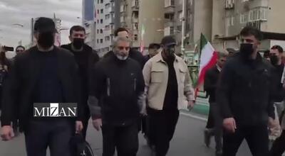  حضور سرلشکر موسوی، رئیس ستاد کل نیروهای مسلح در مراسم راهپیمایی ۲۲بهمن