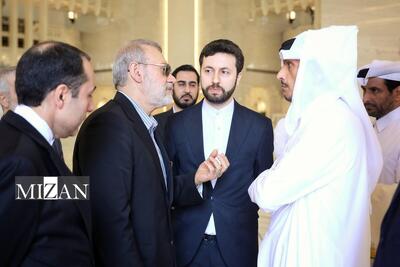 گفتگوی لاریجانی با وزیر خارجه‌ قطر درباره آخرین تحولات مذاکرات هسته‌ای