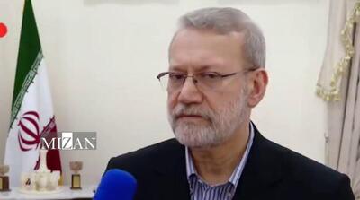  علی لاریجانی: نامه‌ای به آمریکایی‌ها ندادیم