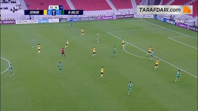  گل اریک اکسپوزیتو به سپاهان (سپاهان 2-2 الاهلی قطر) - پارس فوتبال