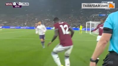  گل توماس سوچک به منچستریونایتد (وست هم 1-0 منچستریونایتد) - پارس فوتبال