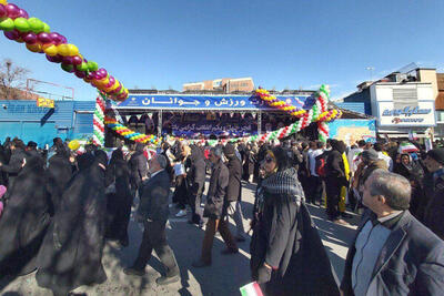  حضور جامعه ورزش در راهپیمایی ۲۲ بهمن - پارس فوتبال