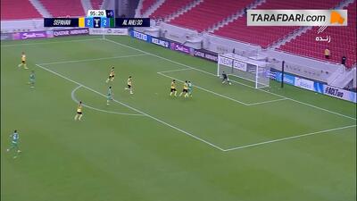  به‌خیر گذشت؛ صحنه مشکوک در محوطه جریمه سپاهان توسط VAR پنالتی تشخیص داده نشد (سپاهان 2-2 الاهلی قطر) - پارس فوتبال