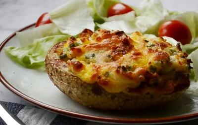  طرز تهیه سیب زمینی شکم پر  خوشمزه و مجلسی