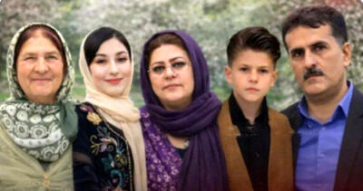  عکس 5 عضو یک خانواده مهابادی که در تصادف کشته شدند