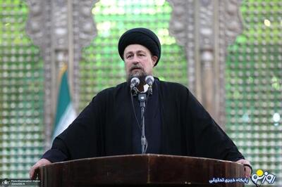  سید حسن خمینی: هر جا سهم خدا را نادیده و سهم خودمان را ادا نکردیم با سر زمین خوردیم