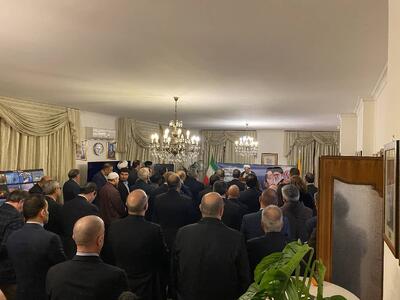  جشن 22 بهمن در سفارت ایران در واتیکان برگزار شد