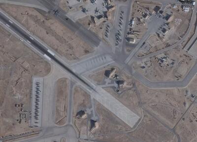  تصاویر ماهواره‌ای؛ آمریکا از پرتابگرهای متحرک برای موشک در پایگاه قطر استفاده کرده است