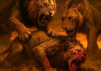  مستند حیات وحش؛ دو شیر برادر بزرگ شون زنده زنده می خورن