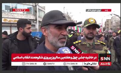  فرمانده نیروی زمینی ارتش: حضور مردم بهترین پاسخ به یاوه‌گویی‌های دشمن است+ فیلم