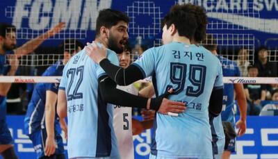  پیروزی یاران حق پرست در لیگ والیبال کره جنوبی