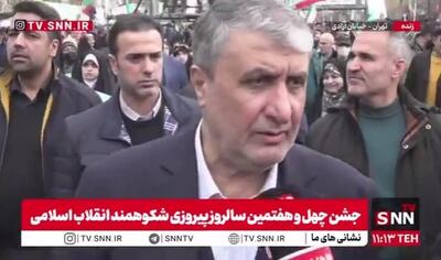  اسلامی: پرچم پیشرفت صنعت هسته‌ای بالاست