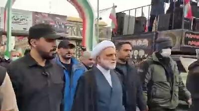  تصاویر حضور سران نظام و مسئولین در راهپیمایی 22 بهمن