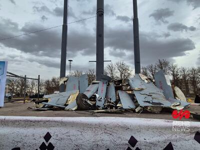  لاشه پهپادهای ساقط شده اسرائیلی در جنگ ۱۲ روزه