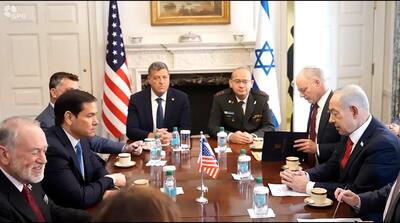  تصاویر ملاقاتی که نتانیاهو قبله از جلسه با ترامپ انجام داد