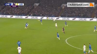  روی سردرگمی و اشتباهات عجیب و مکرر مدافعان و دروازه‌بان؛ گل نوآ اوکافور به چلسی (چلسی 2-2 لیدز یونایتد)