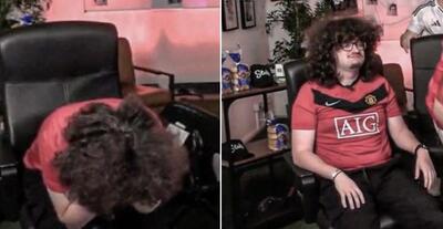  واکنش‌های هوادار موبلند منچستریونایتد هنگام گل مردود شده کاسمیرو و پس از پایان بازی