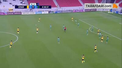  گل آرش رضاوند به الاهلی (سپاهان 2-1 الاهلی قطر)