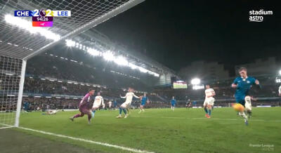  فرصت‌سوزی باورنکردنی کول پالمر مقابل دروازه خالی لیدز یونایتد در دقایق پایانی بازی (چلسی - وست هم)