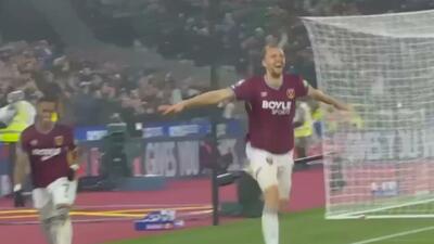  گل اول وستهم به منچستریونایتد توسط سوچک