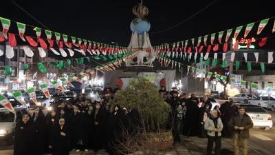  نوای «الله اکبر» درماهدشت طنین انداز شد + عکس