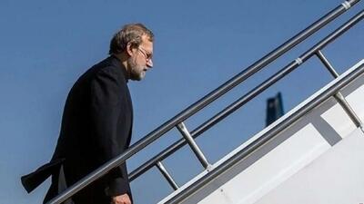  علی لاریجانی دوحه را به مقصد ایران ترک کرد